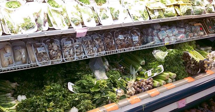 Fresh vegetables and herbs